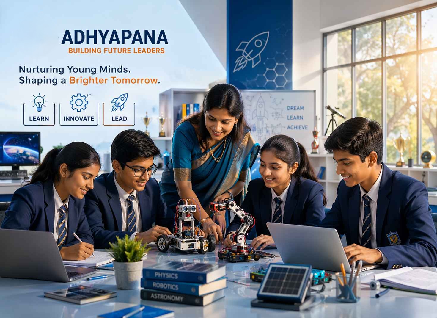 Students at Adhyapana